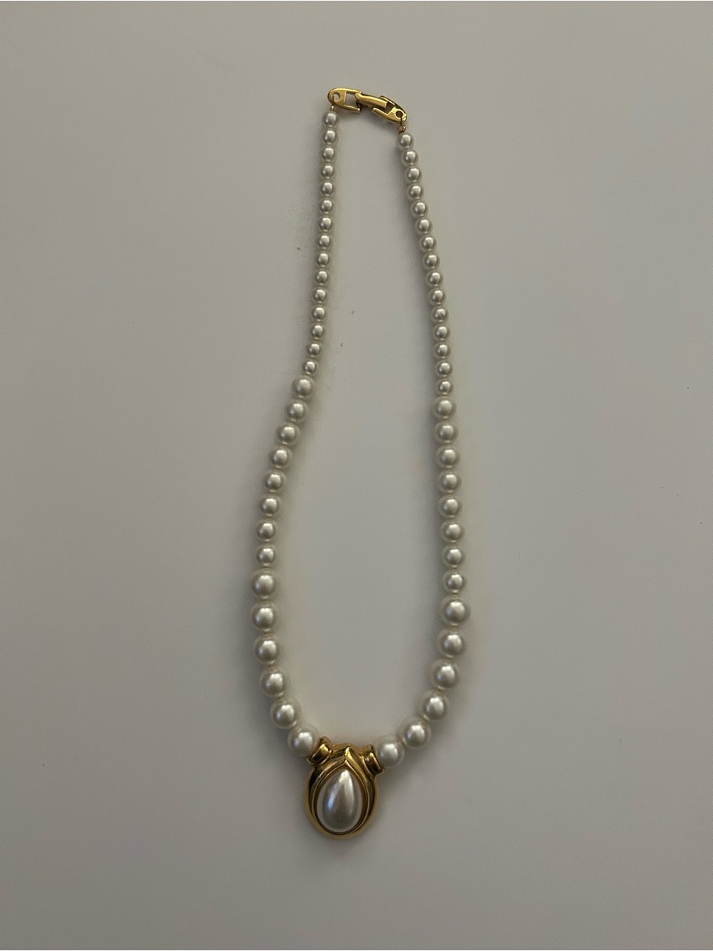Vintage Napier pearl necklace